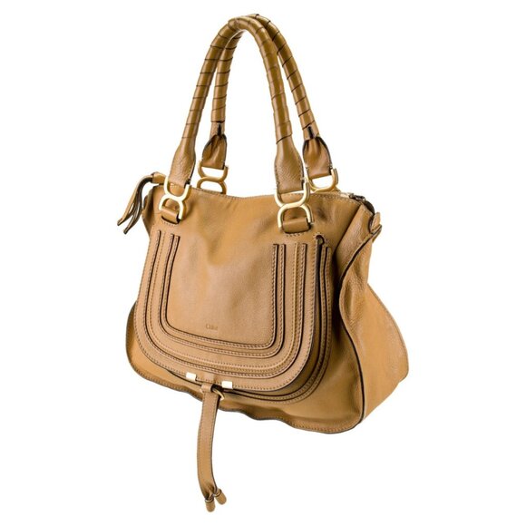 Chloé Marcie Large Camel Bag - Picture 4 of 13